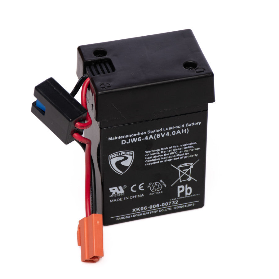 evenflo battery Rollplay Ride-On Toys 6V Battery (4AH Small)