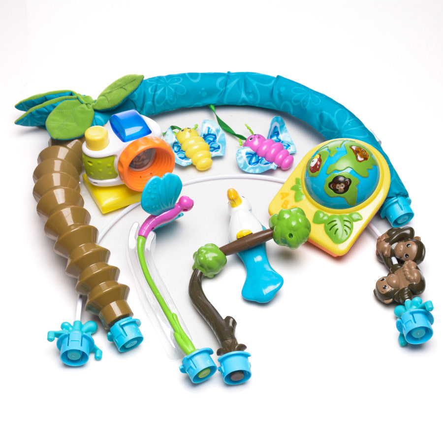evenflo exersaucer attachments ExerSaucer Triple Fun Toy Kit (Life In The Amazon) – ParentLink Part Store