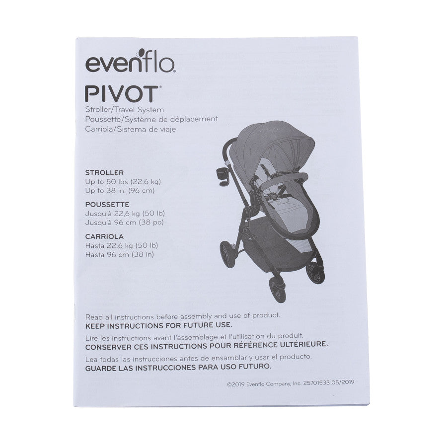 evenflo parentlink Inst;Pivot;05/19 Inst;Pivot;05/19