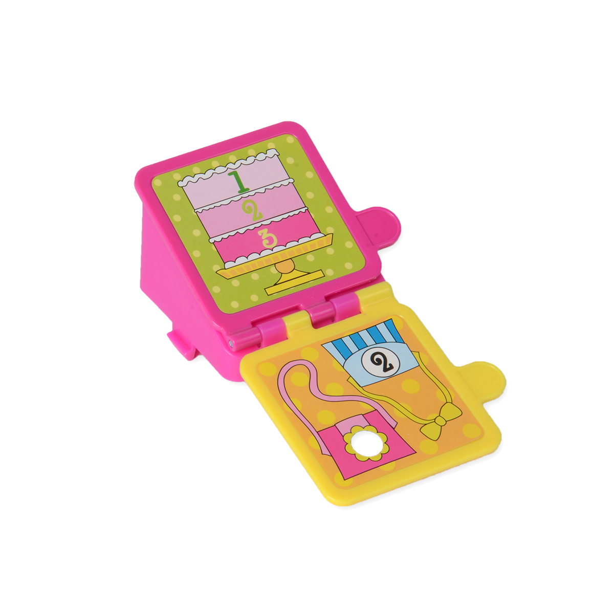 ASSY,FLIP BOOK,TEA PARTY,PINK