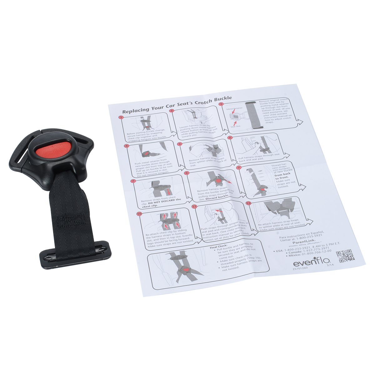 evenflo car seat buckle replacement REPAIR,M4E BUCKLE,QT KIT