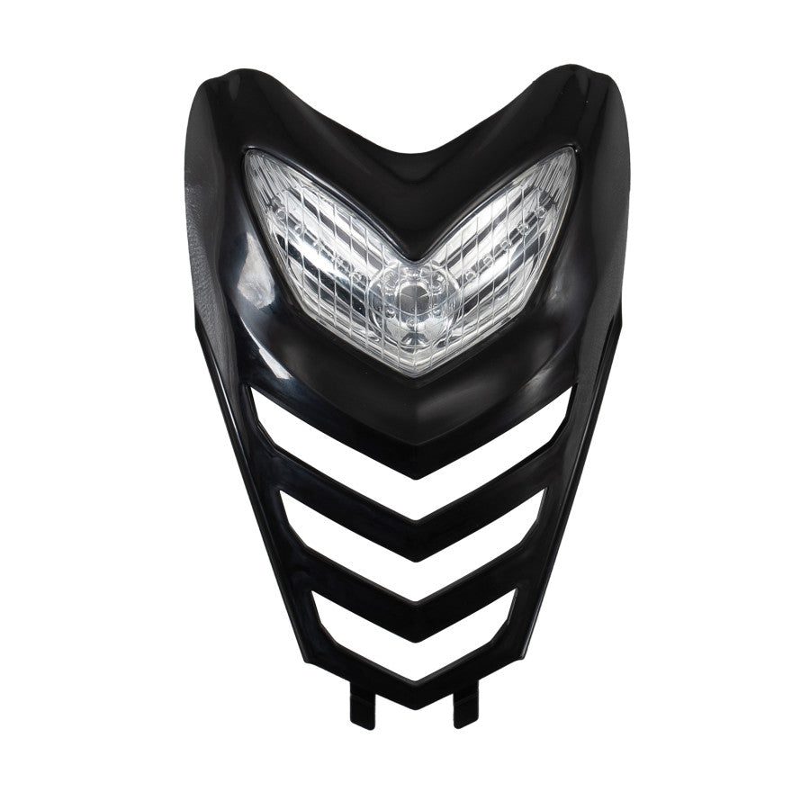 Powersport ATV 12V Ride-On Vehicle Front Face (Yellow)