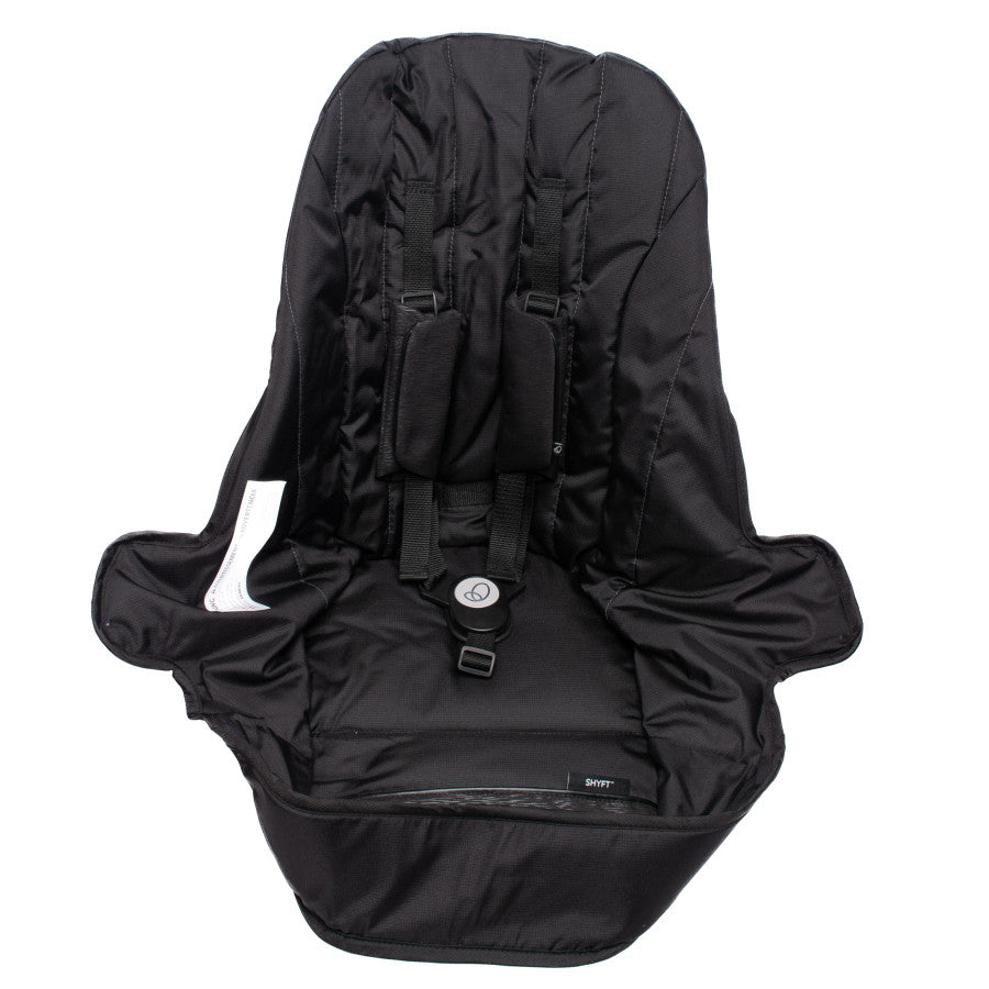 Shyft with SecureMax Travel Systems Replacement Stroller Seat Pad, Onyx Black