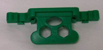 TRAY,ENDCAP W/MNT,RT,GREEN,3N1